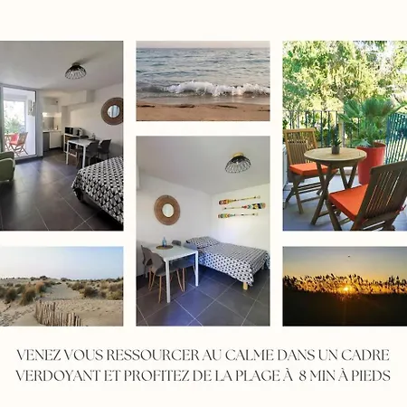 Climatisé 2 Pers, Parking Privé, 600 M Plage, 1er étage Apartamento La Grande-Motte